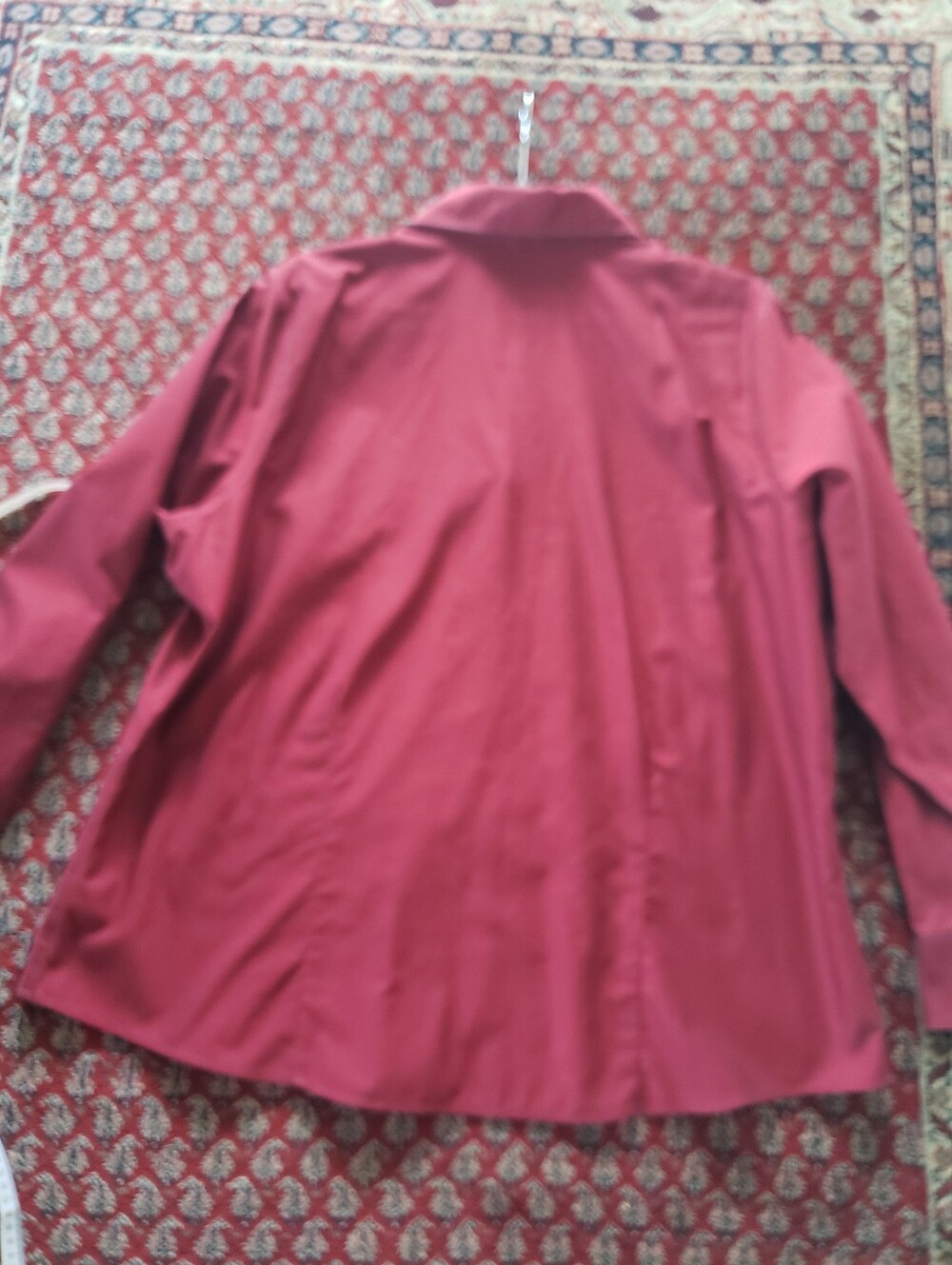 Coldwater Creek Double-Layer Cotton Blouse Plus 2X - Picture 8 of 13